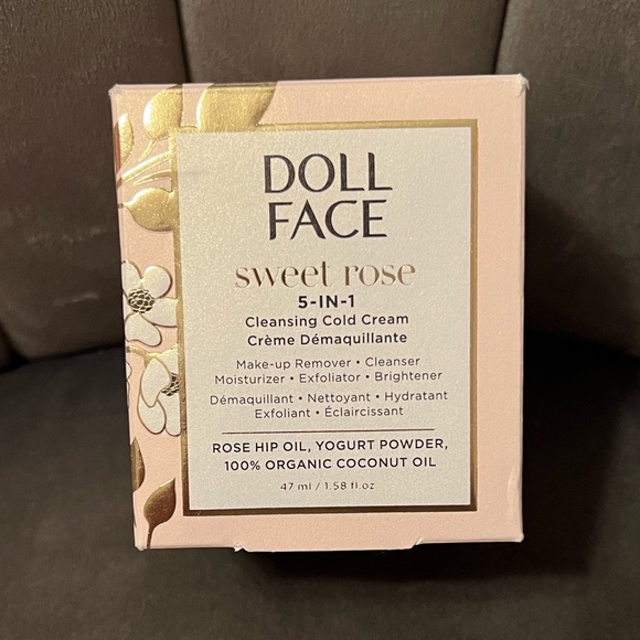 Doll Face Sweet Rose 5-in-1 Cleansing Cold Cream 47ml/1.58oz Brand New In Box. - Picture 3 of 3